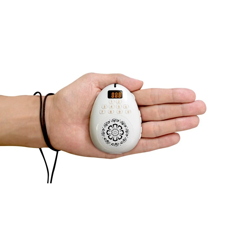 Portable Mini Buddha Praying Player Buddhist MP3 Player Easy Carrying Buddhist Chanting Machine with LED digital keys