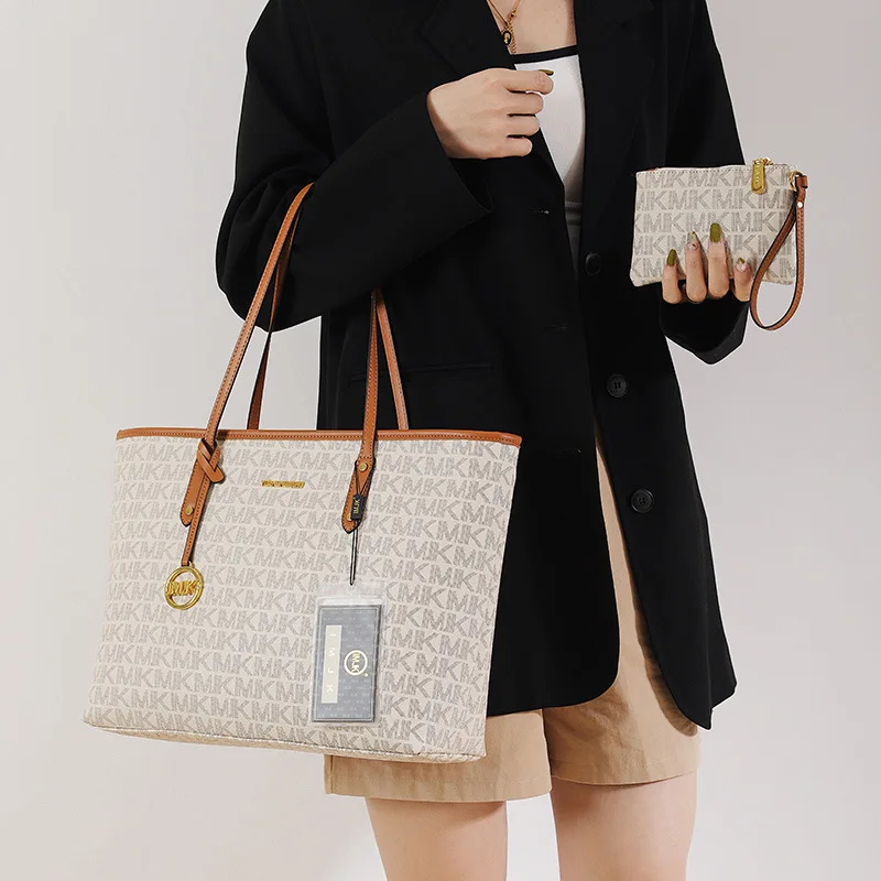 2024 New FJNIns hot sale Autumn and winter high quality vintage print Tote bag Large capacity mother travel shoulder bag handbag