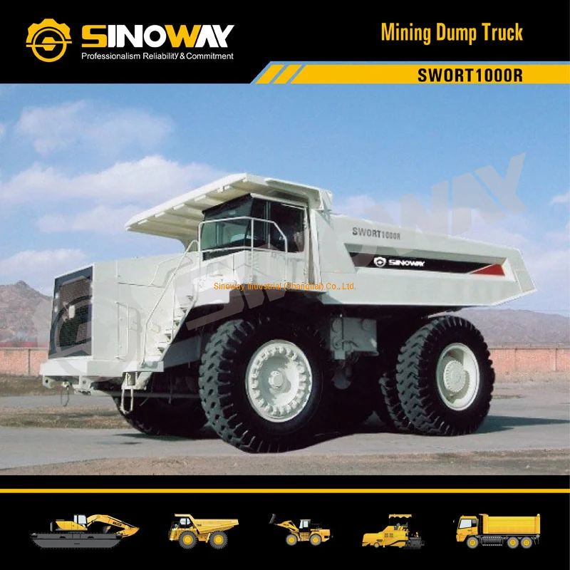 SINOWAY SWORT1000R mining dump truck 90 ton mining rigid dump truck with factory price