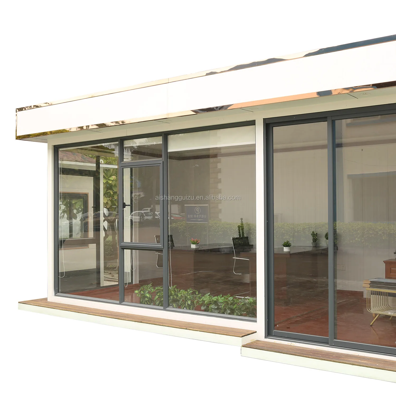 Customizable Design 20ft Steel Structure Prefab Shipping Container For Offices