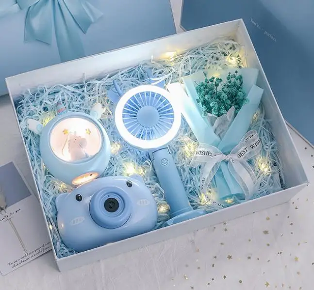 Creative bubble machine gift box special birthday gift in stock cute style gift box