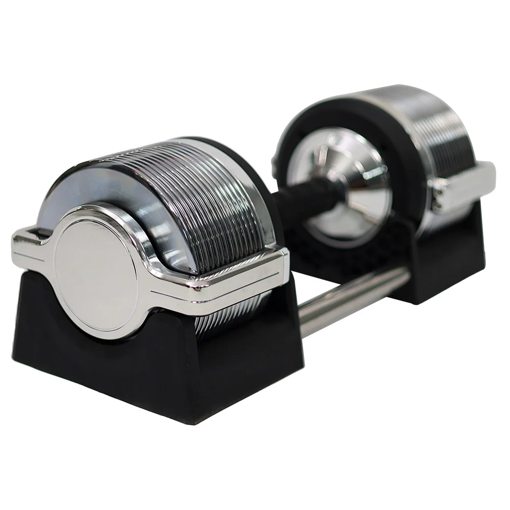 SD-8091 Fast delivery  Adjustable Weight by Turning Handle Full Body gym exercise equipment Fitness dumbbells