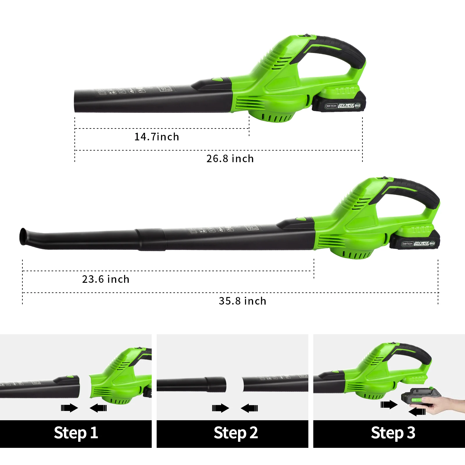 Portable 21v Professional Li-ion 4.0Ah Garden Air Leaves Lithium Cordless Electric Leaf Blower Cordless Jet Fan Blower