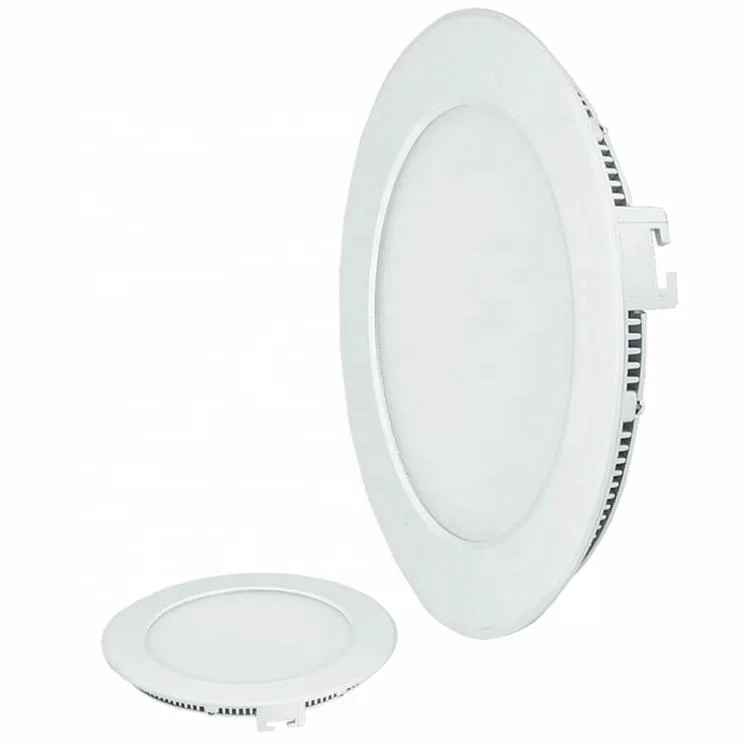 Aluminum housing 3w 6w 12w 18w 24w Ultra Thin LED Panel Ceiling Lamps recessed LED Panel Light for indoor lighting