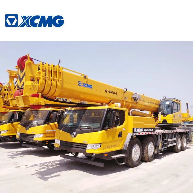 XCMG construction crane equipment QY50KA 50 ton telescopic boom crane mobile lifting crane price for sale