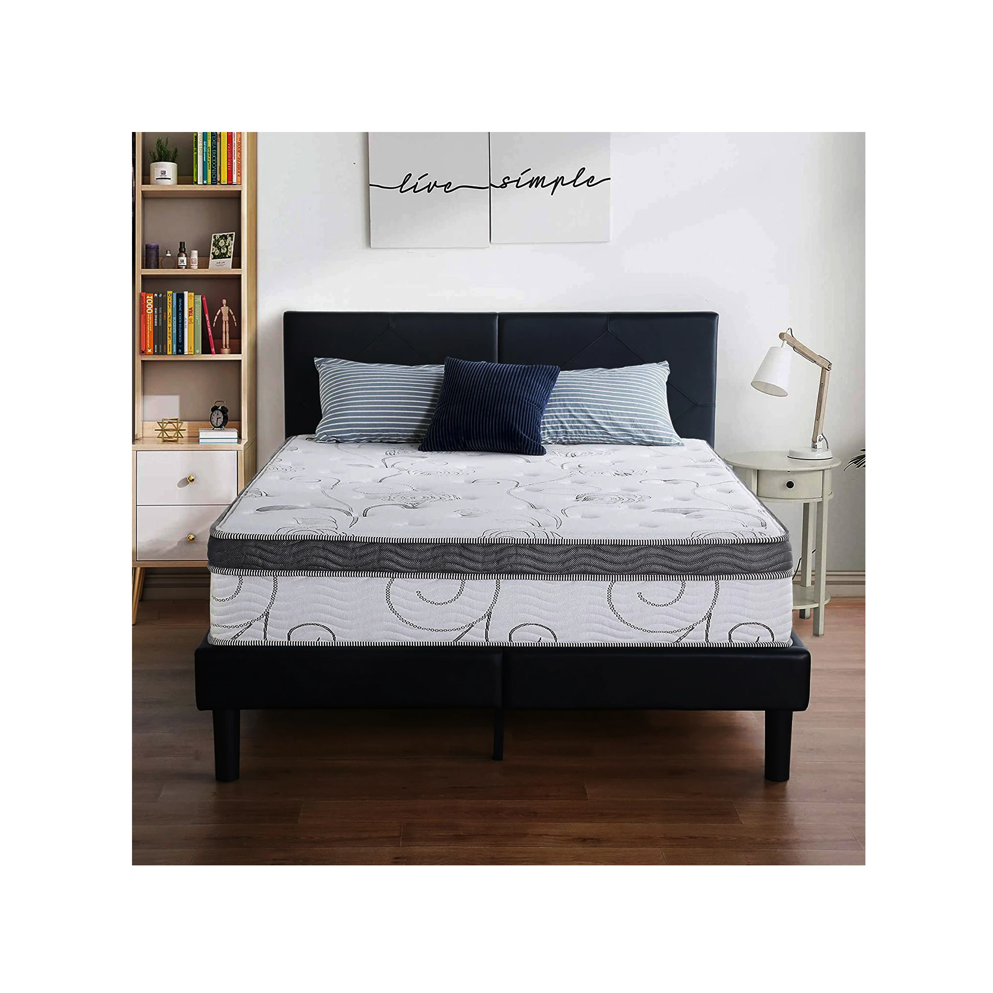 
California King Cot Bed Moving Handles Coconut Palm Protectors Orthopedic Polyethylene Mattress 