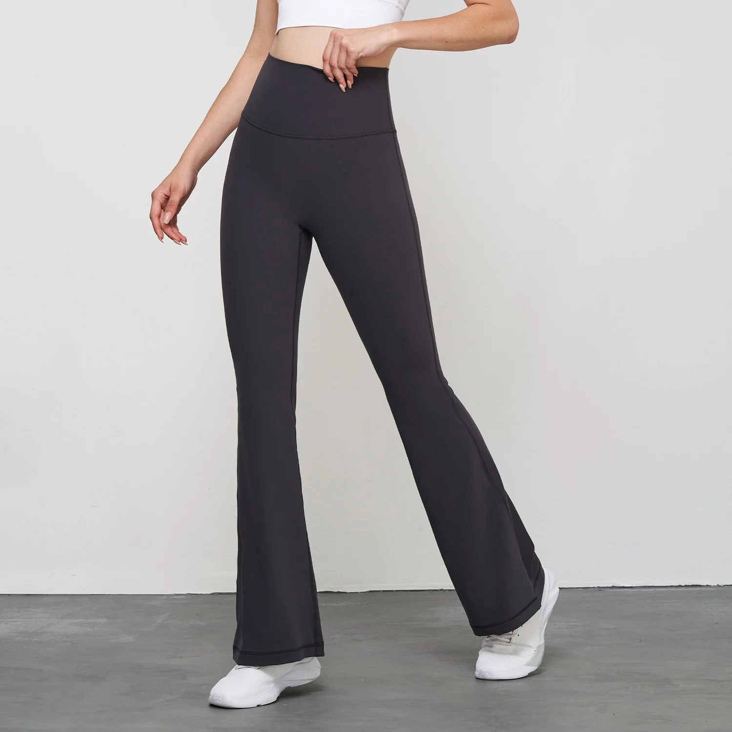 Wholesale Wide Leg Yoga Pants for Women Thin Stretch Pants Flare Trousers High Waist Casual Tights Yoga Leggings