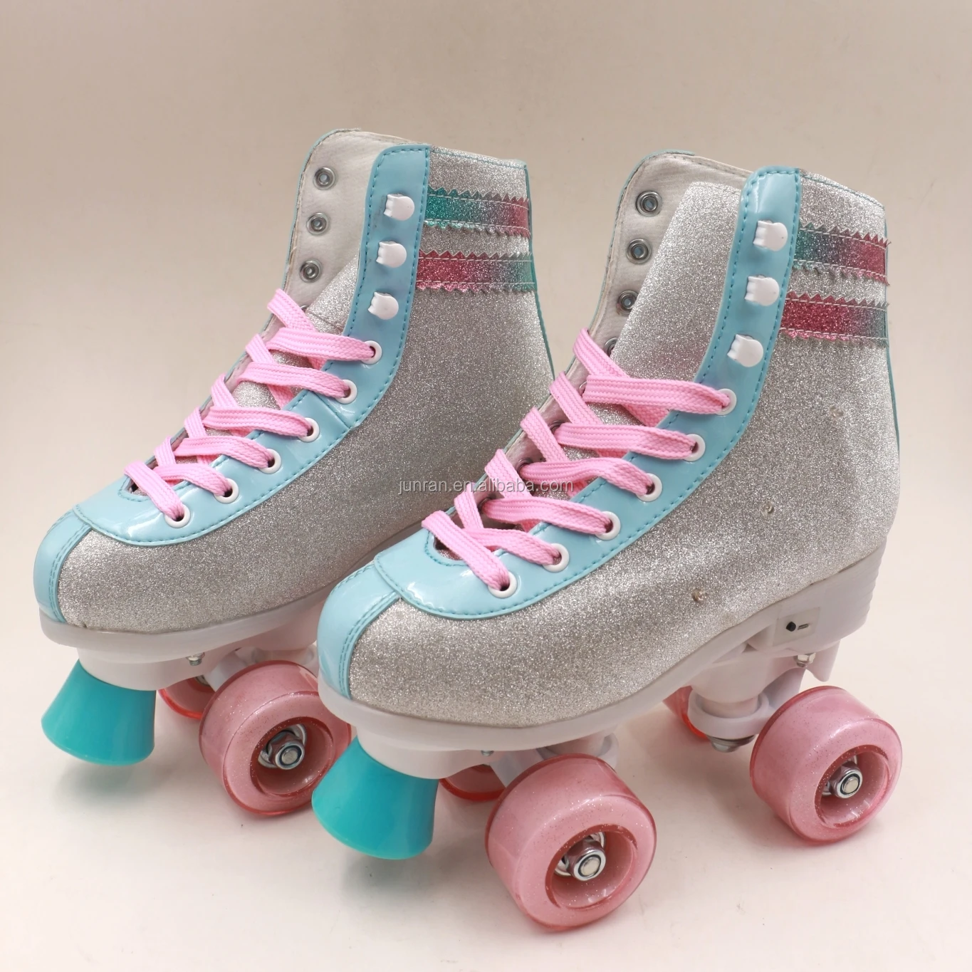 Roller Skates Professional Home Use Durable Quad Roller Skate With PVC Leather