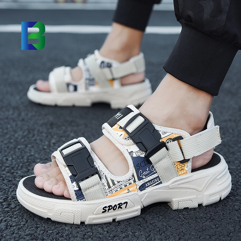 2024 Summer New Chinese Leisure Trend Personalized Men Sandals Factory Wholesale low price shoes