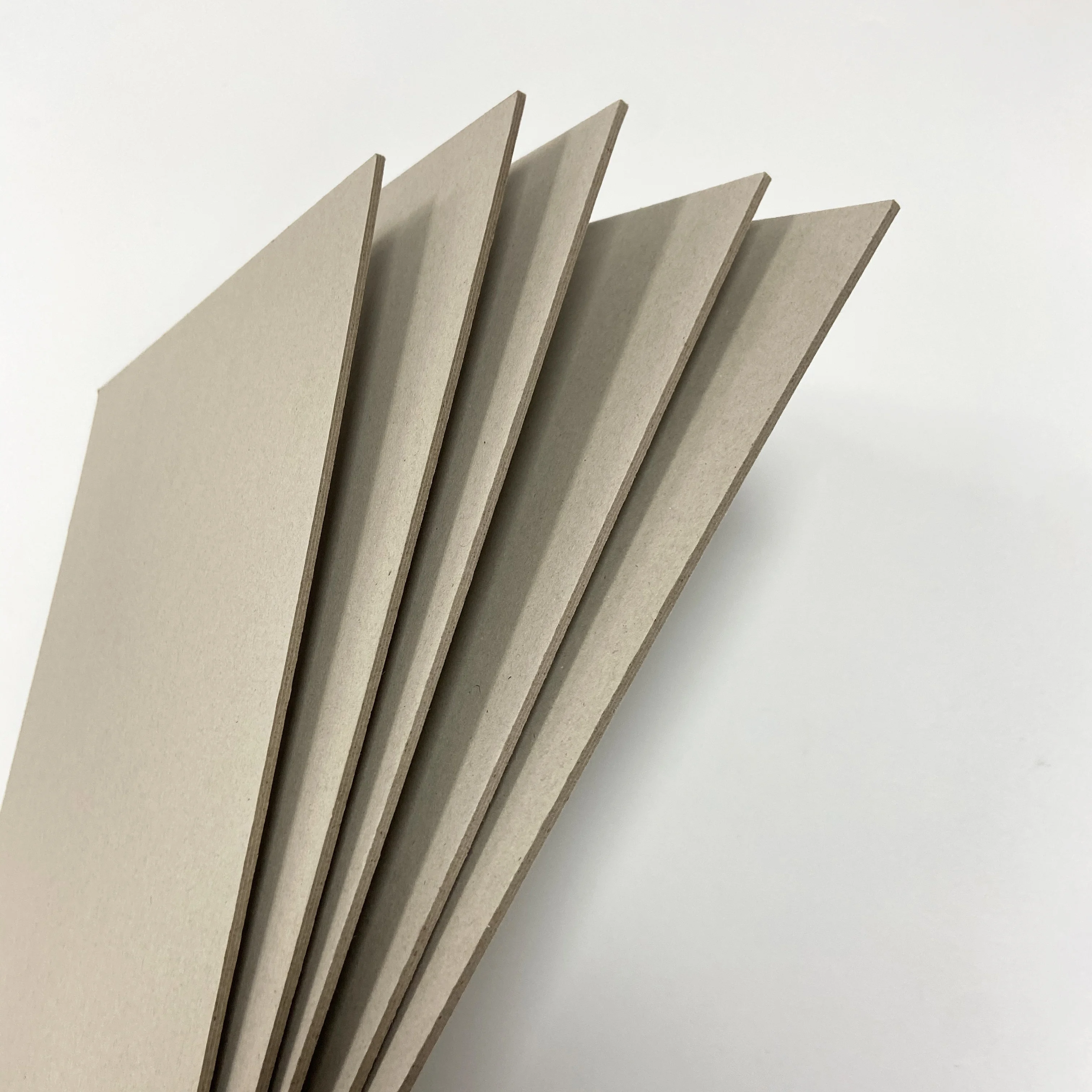 Hard stiff 4mm laminated furniture liner grey paper board