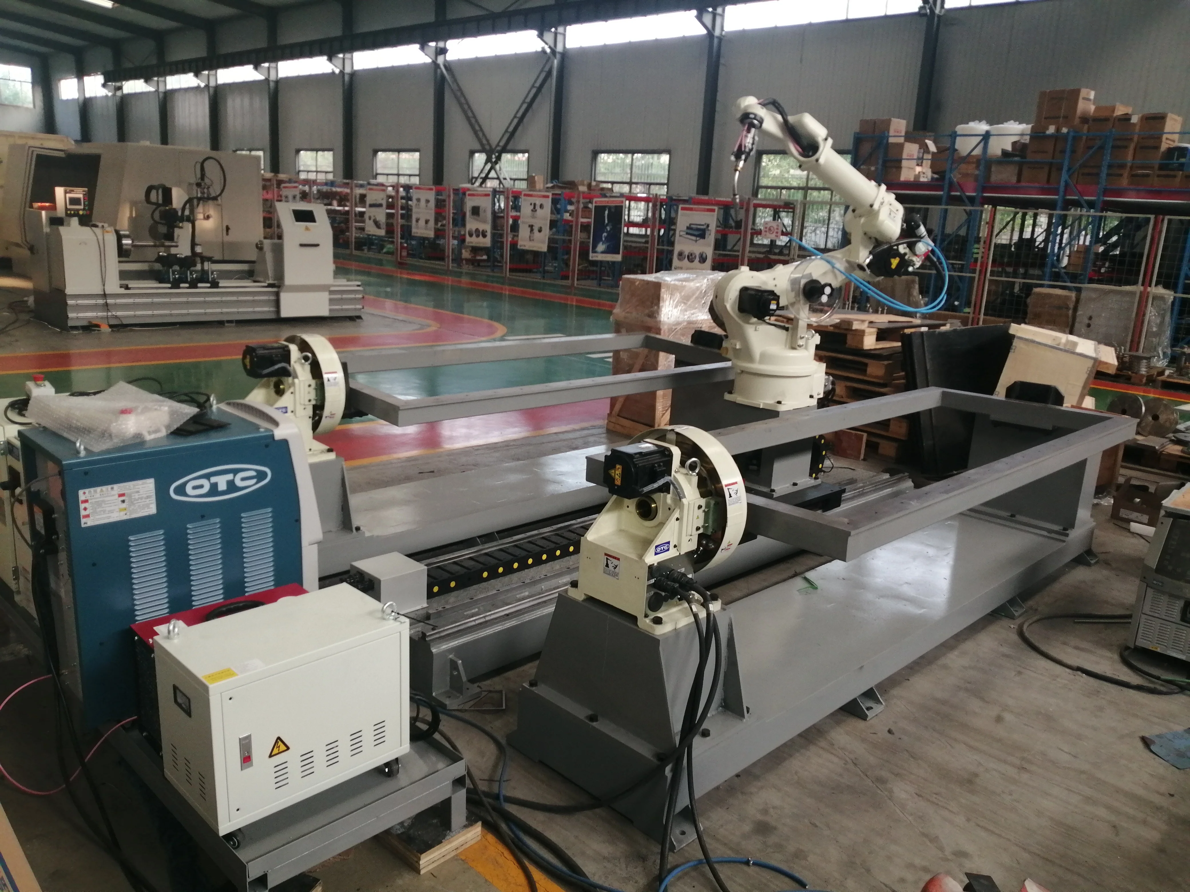 6 axis CNC Robot welding machine Positioning workbench Automatic Multi-joint industrial Welding Robot
