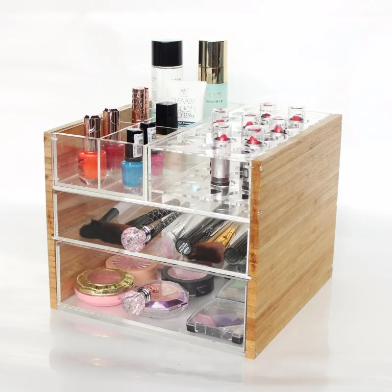  Factory-Direct Good Quality Professional Tabletop Vintage Stackable Makeup