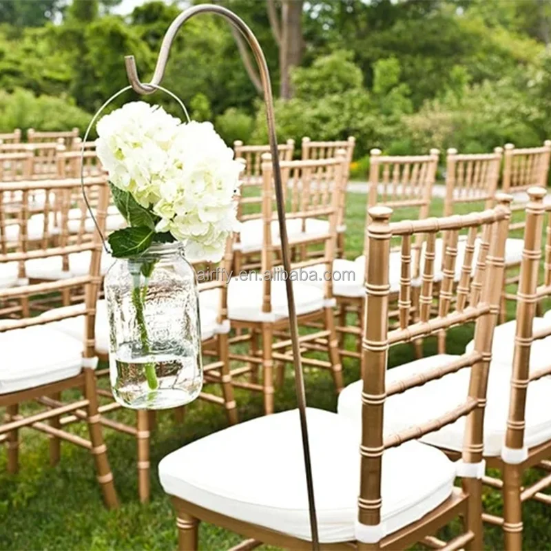 AIRFFY OEM/ODM wholesale outdoor white resin folding chiavari wedding tiffany wimbledon garden chairs