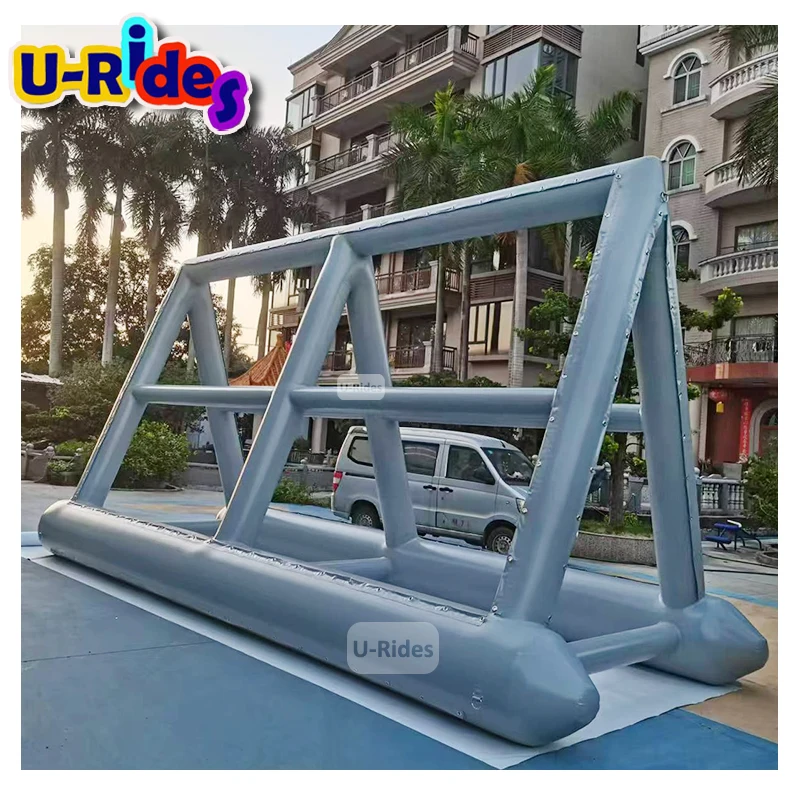 Outdoor stand mobile display 7m airtight billboard frame Inflatable water billboard for pool lake sea advertising
