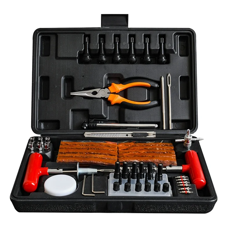 V00041300  Motorcycle car puncture tyre tool tubeless flat tire repair kit