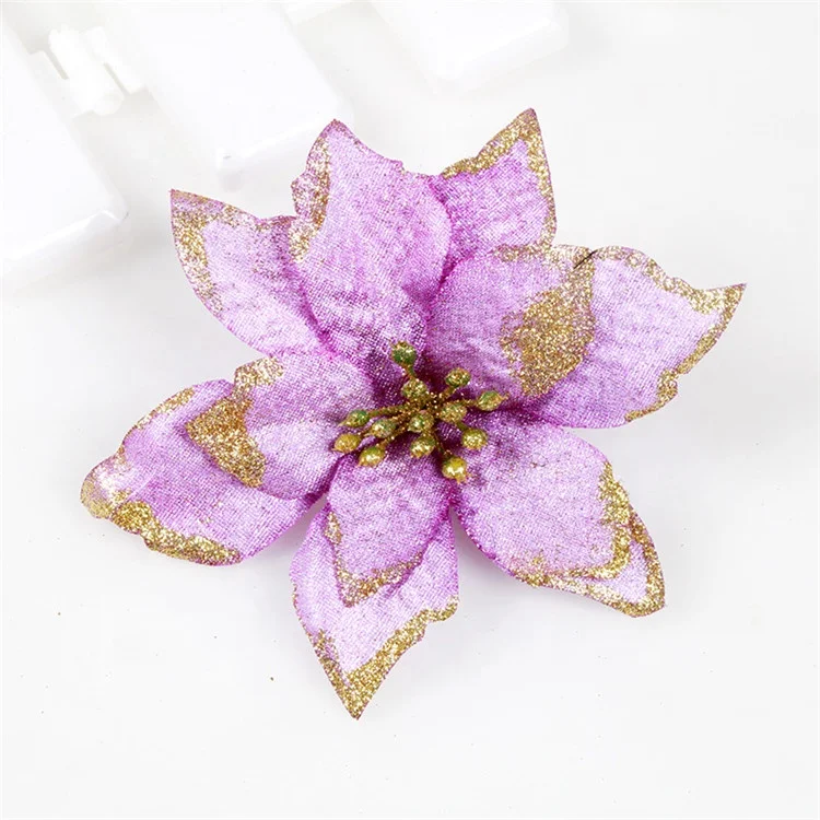 V-1331 Small 13cm Artificial Christmas Flower For Decoration