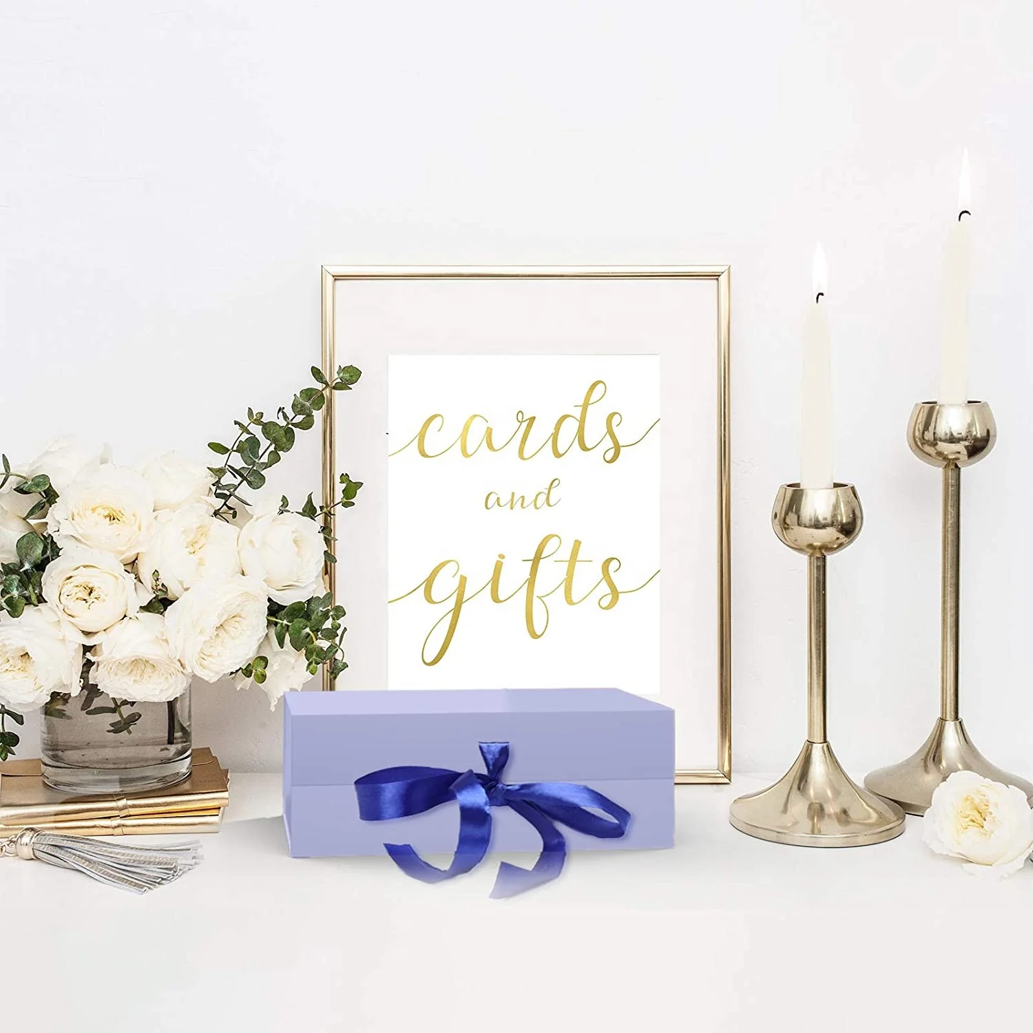 
 Роскошные Синие Свадебные сувениры, жесткий бумажный чемодан для подружки невесты, подарочная коробка  