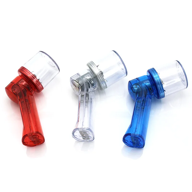 Wholesale Custom Smoking Plastic Electric Tobacco Mover Herb Grinder Set Funny