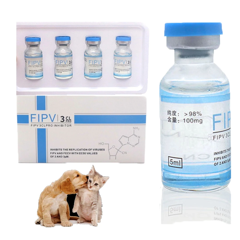 
98% High purity fipv GS441524 5ml fip injection for cats gs441524 
