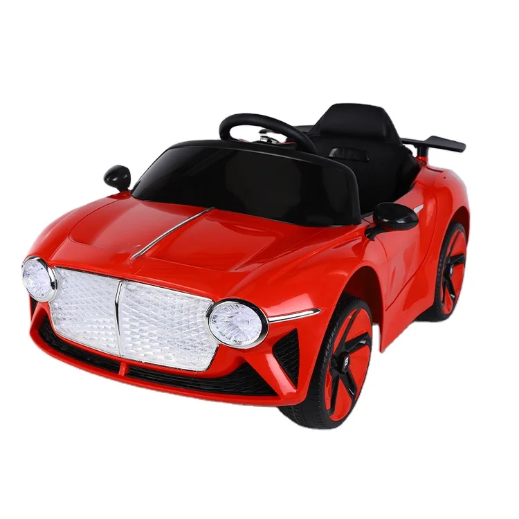 Hot sale new design luxury kids cars electric with early educational function kids 12v electric ride on car toy