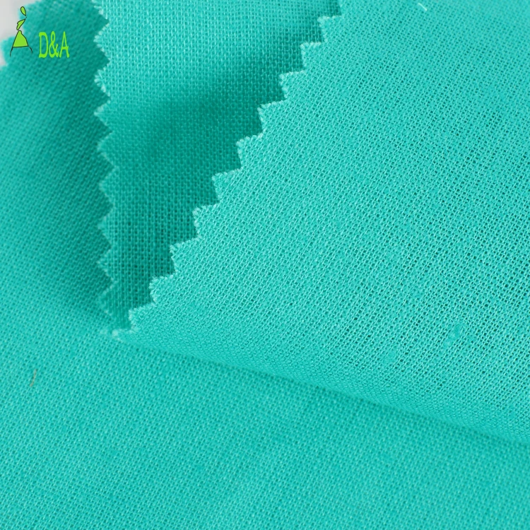 Окрашенная тканая ткань из однотонной 138gsm 55% лен 45% хлопка и льна/смешанный хлопок рулон ткани для