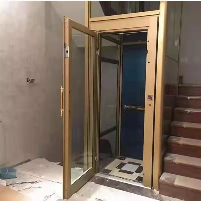 4m ZC Brand  Home-use residential elevator hydraulic indoor small home elevator lift