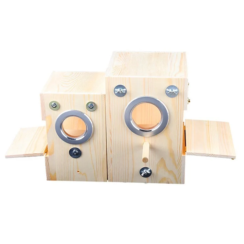 Joysing Durable Budgie Bird Nest Box House High Quality Wood Breeding Box for Birds Parrotlets Eco Friendly Mating Box