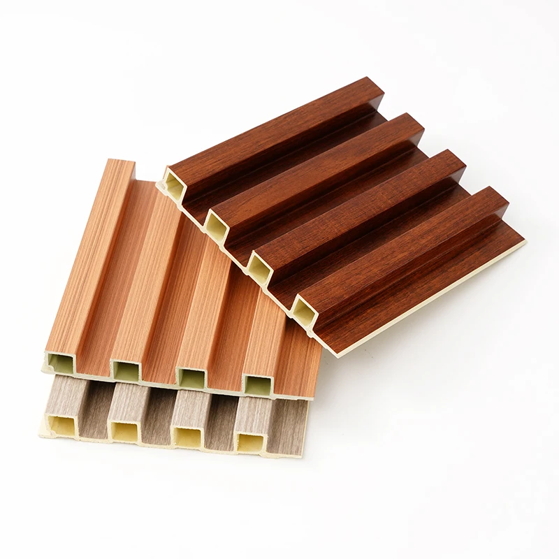 OEM Multi Size Popular Discount PVC Wpc Wall Panel De Pvc Efecto Madera Para Pared