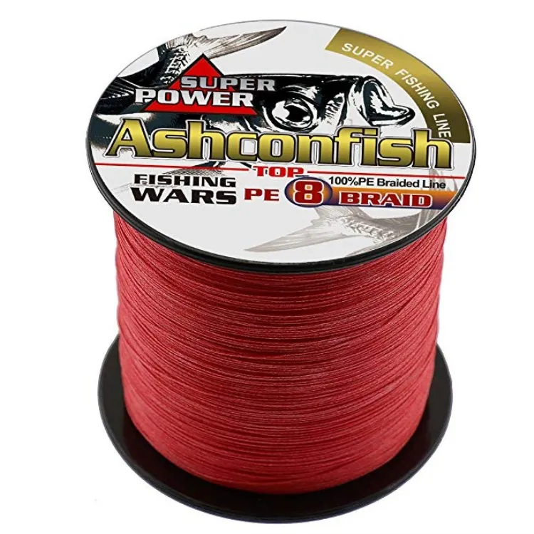 Manufactory wholesale 4 8 9 16 braid fishing threads OEM 300 500 2000meter PE braided fishing line