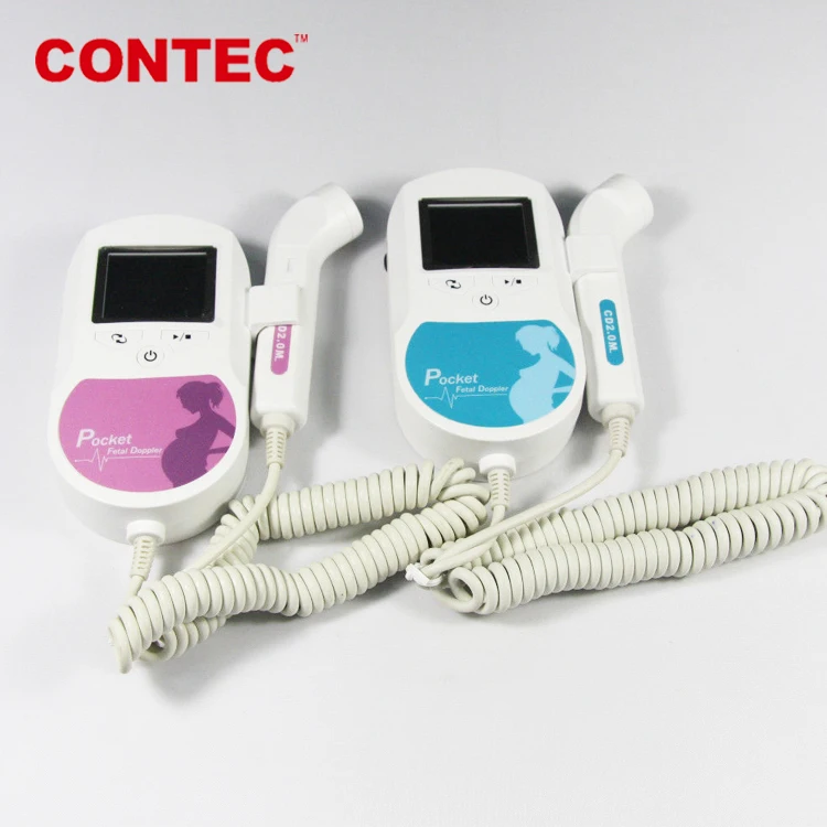 
CONTEC professional pocket fetal doppler fetal heart rate 