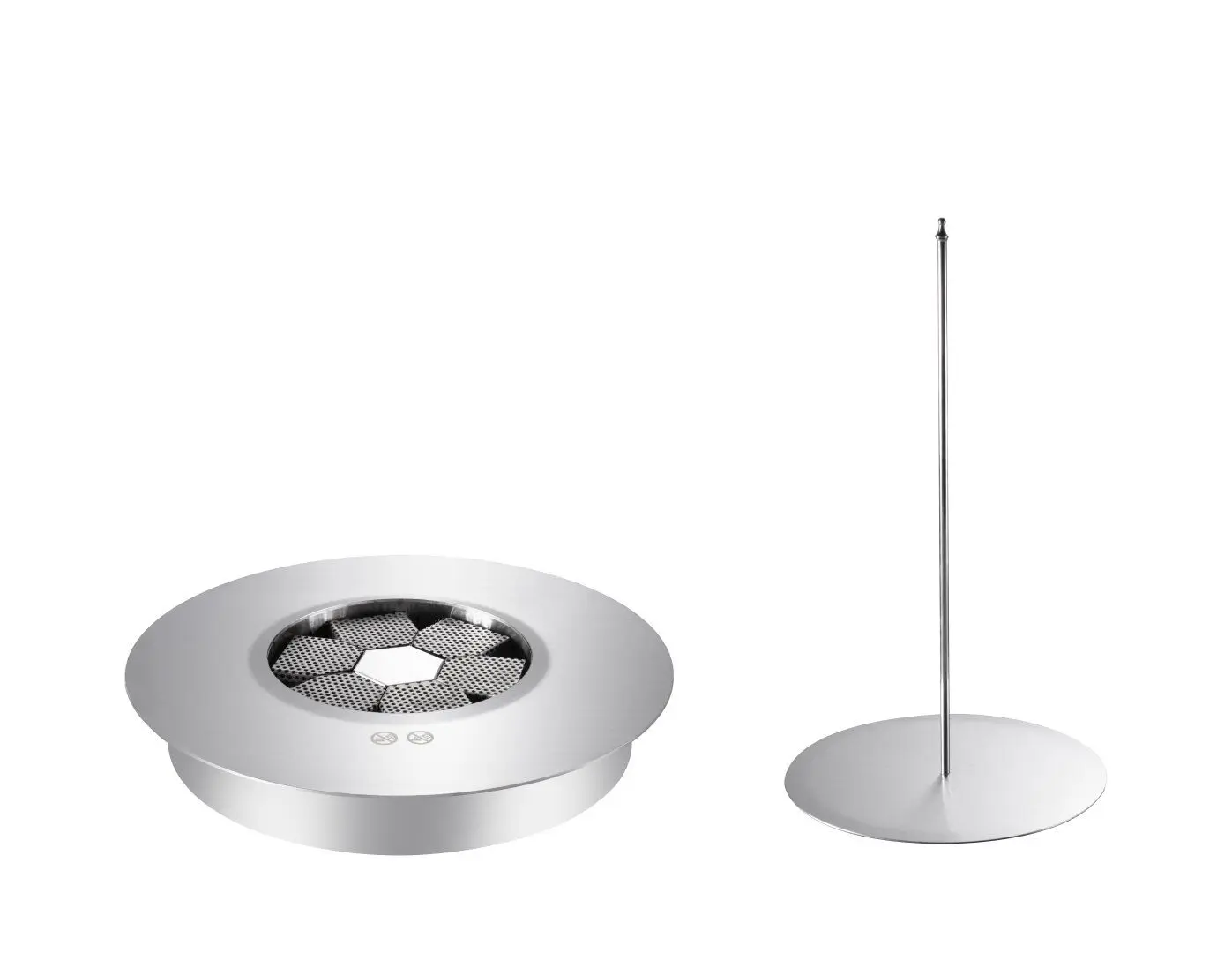 inno fire  8 liters stainless steel outdoor  bio ethanol fireplace round manual burner