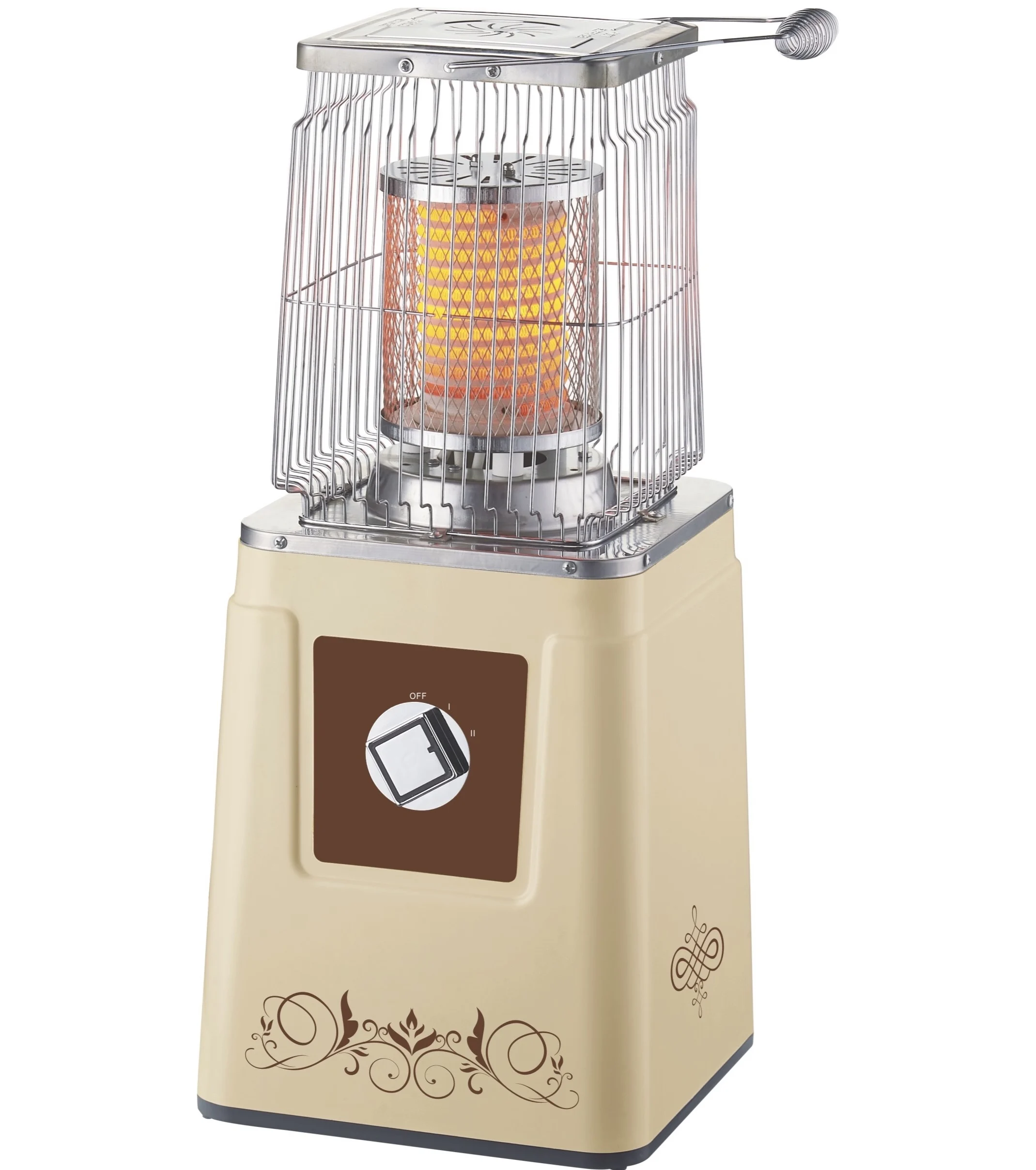 Новый дизайн 2022 года четырехъядерный керамический нагреватель 360 градусов с 2000 Вт для CE CB