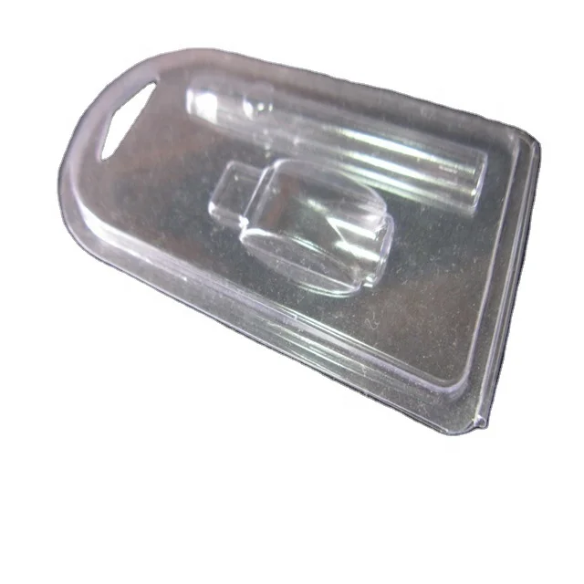 clear  custom  plastic blister clamshell packaging  for vape pen cartridge