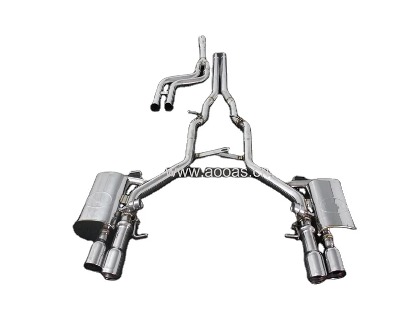 SS304 нержавеющая сталь, отдельный глушитель, прямая труба, вакуумная выхлопная задняя часть автомобиля для 2014 BMW 328i