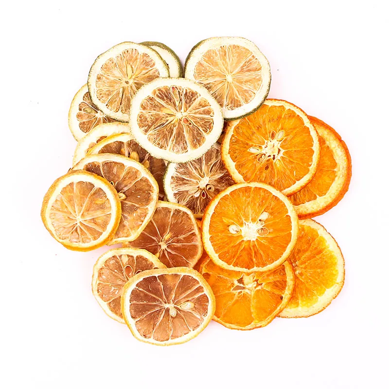 Oragnic Wreath DIY Fruit Slice Garland Dehydrated Dried Lemon Slices Dried Oranges for Cocktails Dried Lime Slices Dried Fruits