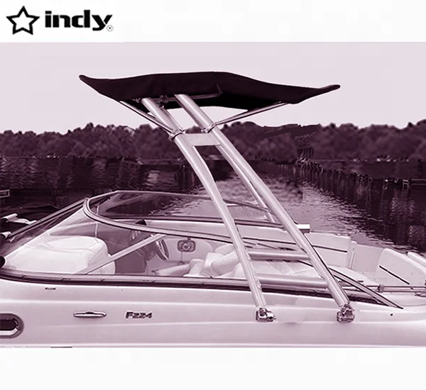 Indy Max forward facing boat wakeboard tower anodized fits ocean environment