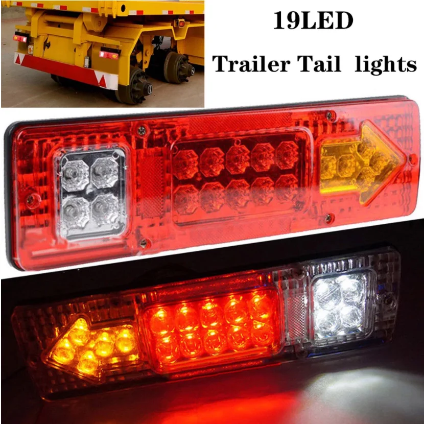 12V 24V Rear Bumper Reflector Lights Wish Harrier Innova with Flow Brake Turn Signal Lamp for Mark X Camry 2020 RAV4 Fortuner