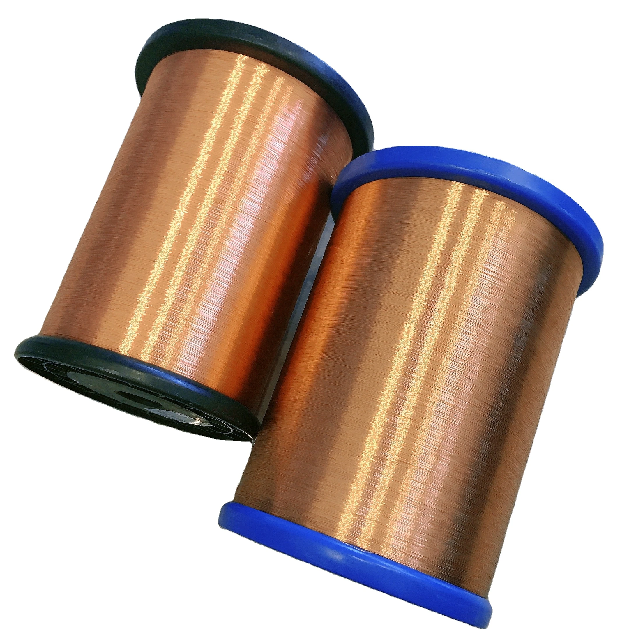 China Supplier copper clad aluminum wire 39 SWG 0.127mm 180 polyester(amide)(imide) enameled CCA wire/single film