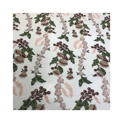 Low Price Embroidery Tulle Plain Lace Polyester Coiling Fabric for Special Occasions