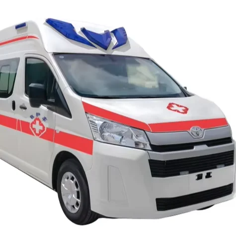 New Rear Wheel Drive 4X2 Diesel Engine Support Equipment Customization Hiace High Roof Ambulance Vehicle