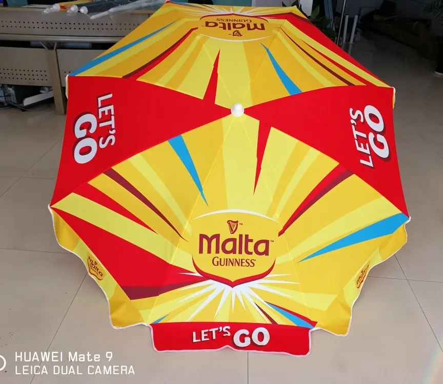 Популярный Пивной Напиток, рекламные подарки, открытый пляжный зонтик, Солнцезащитный садовый зонтик, оптовая продажа зонтиков