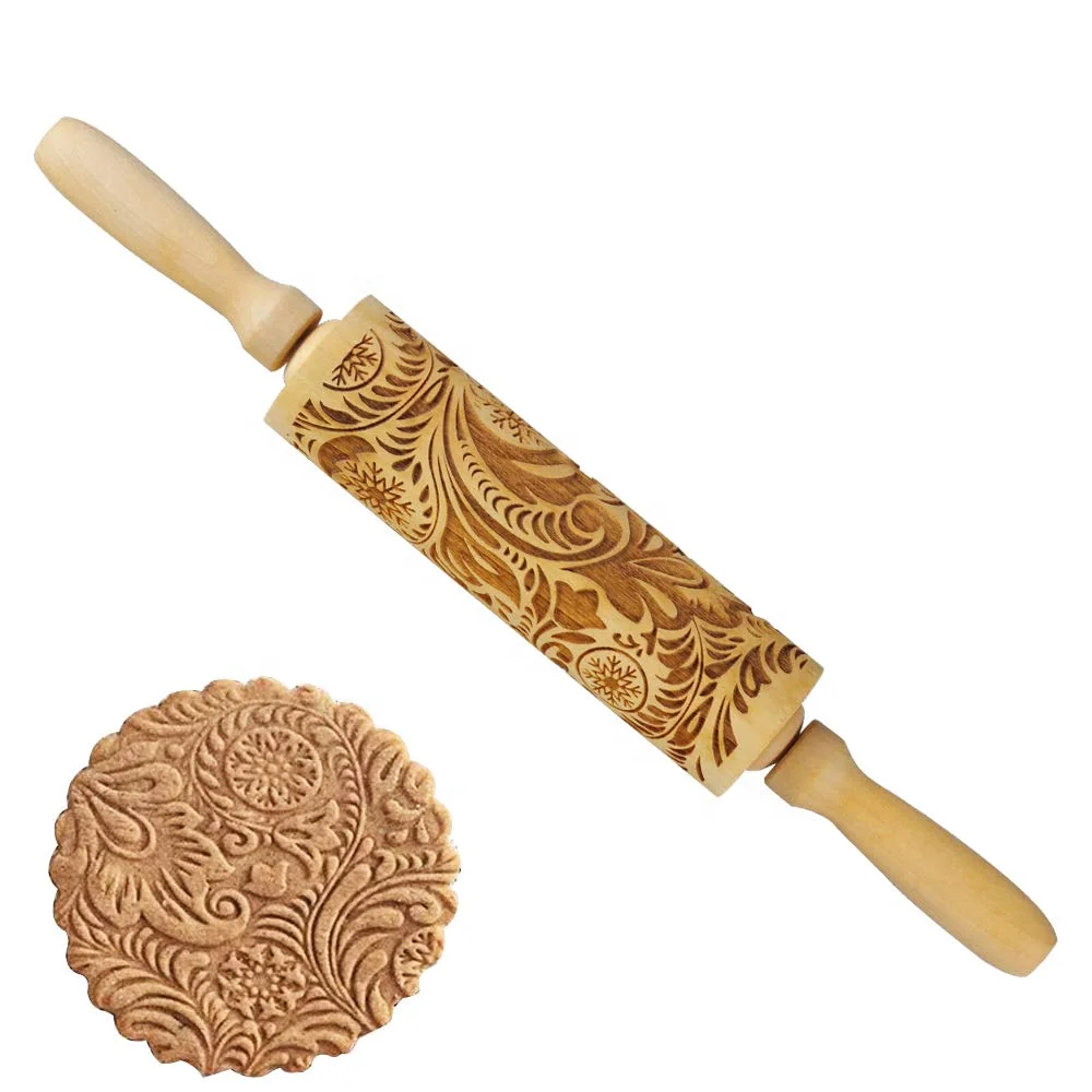 Beech wood rolling pin home kitchen tools