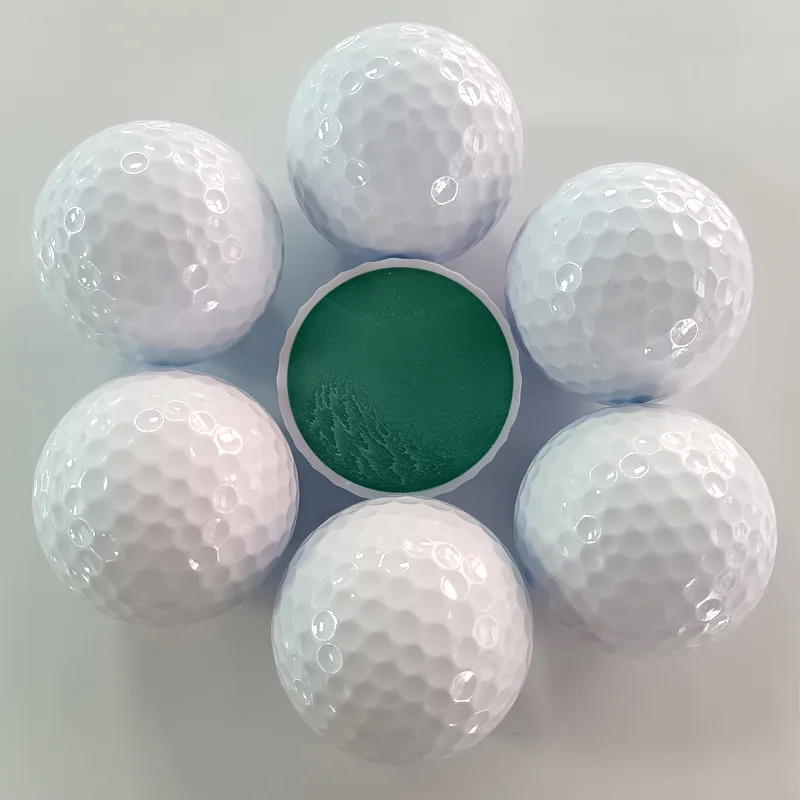 Printed Practice Range Golf Accessories Tournaments Urethane Surlyn Customized Logo Golf Balls