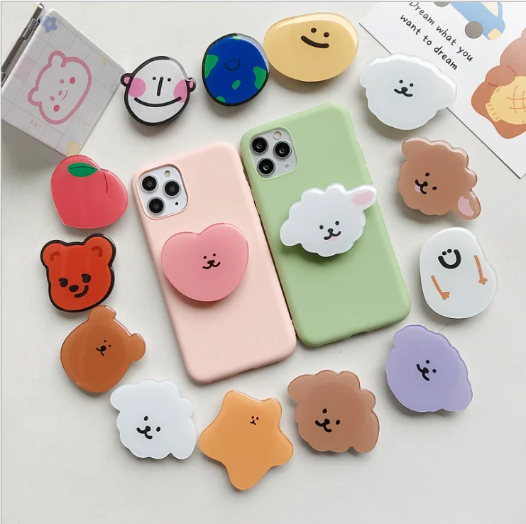 Free sample mobile phone holder promotional design grip wholesale phone sockets custom logo for cell phone stand