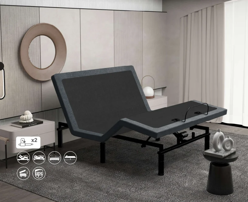 Складная электрическая регулируемая Базовая рама Dreamotion по индивидуальному размеру с нулевым зазором