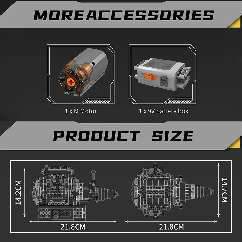 Формовочный 10204 гоночный автомобиль V8 креативные игрушки игровые технические развлекательные модели строительные