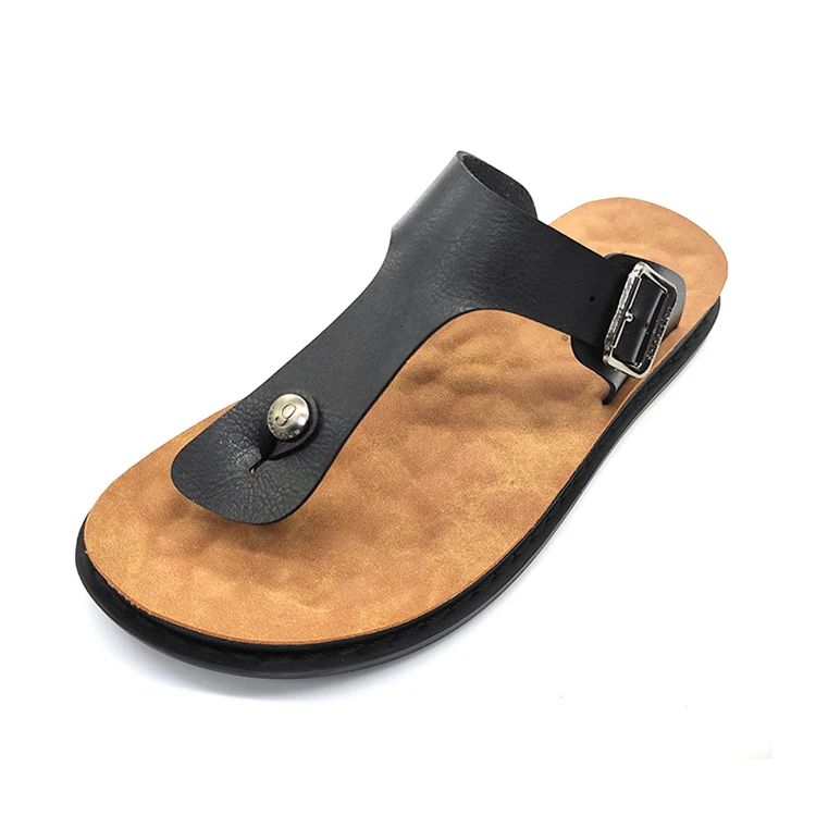 
New design handmade italian leather sandals mens 2020 