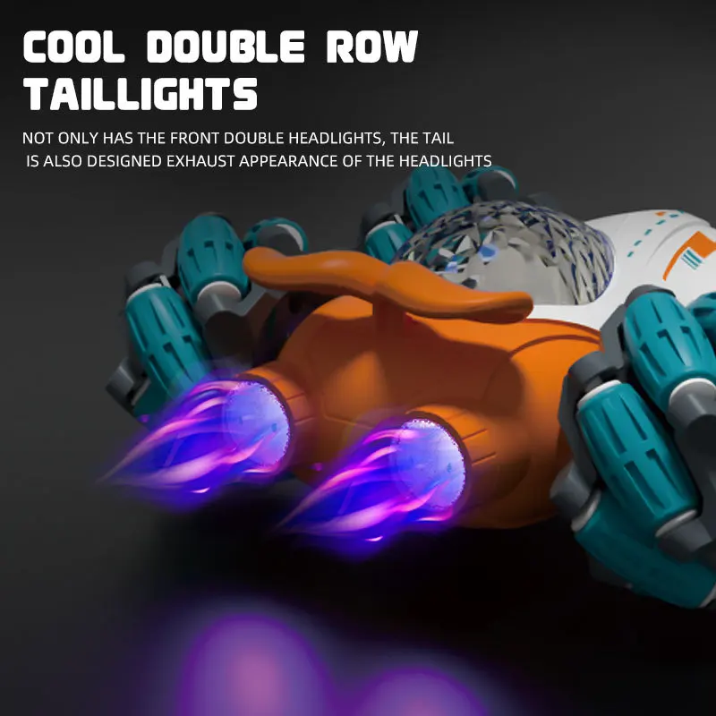 New 2.4g Double Side Astronaut Remote Control Drift Stunt Cars 4WD With Light Radio Control Toys Rc Car