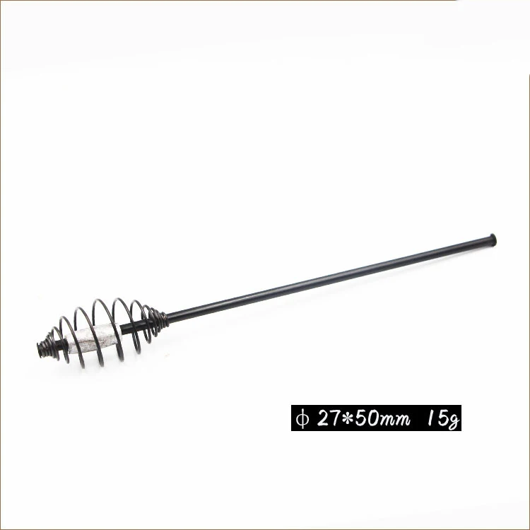 New Arrivals European style Long Tube Spring Fishing Gear 8g 10g No Lead 15g 30g 45g With Bait