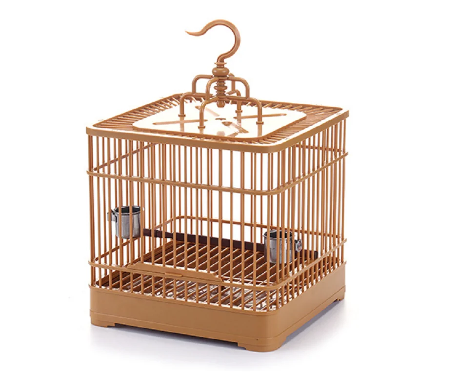 Wholesale Decorative Hot sale bird cage Engineering grade plastic parrot cage Bird Cage Wedding Bamboo handmade